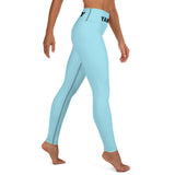 YAKWARY Blue Yoga Leggings Without Pocket