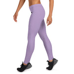 YAKWARY Women Purple Leggings