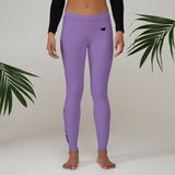 YAKWARY Women Purple Leggings