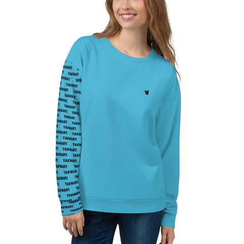 YAKWARY Women Blue Special Sweatshirt