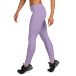 YAKWARY Women Purple Leggings