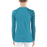 YAKWARY Women Blue Special Rash Guard