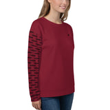 YAKWARY Women Red Special Sweatshirt