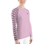 YAKWARY Women Pink Special Rash Guard