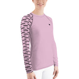 YAKWARY Women Pink Special Rash Guard