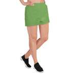 YAKWARY Women Green Athletic Short Shorts