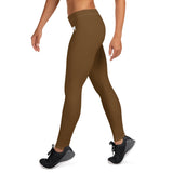 YAKWARY Women Brown Leggings