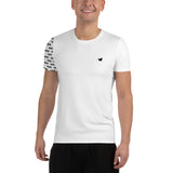 YAKWARY Men White Sports T-shirt