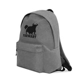 YAKWARY Men Embroidered Backpack