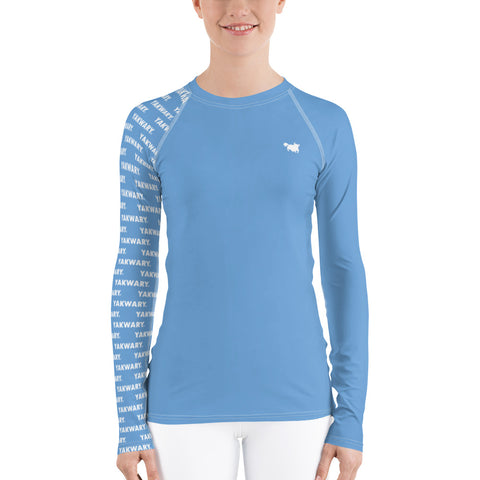 YAKWARY Women Blue Special Rash Guard