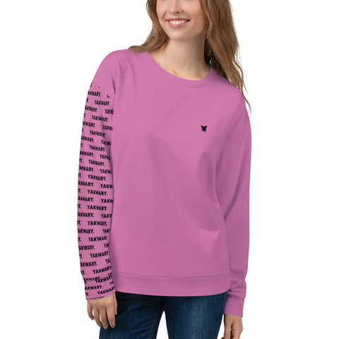 YAKWARY Women Pink Special Sweatshirt