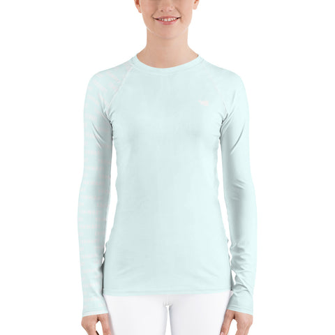 YAKWARY Women Blue Special Rash Guard