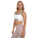 YAKWARY Women White Padded Sports Bra