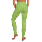 YAKWARY Green Yoga Leggings With Pocket