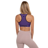 YAKWARY Women Purple Padded Sports Bra