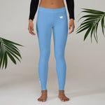 YAKWARY Women Blue Leggings