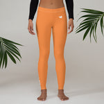 YAKWARY Women Orange Leggings