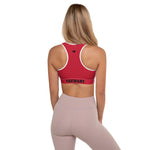 YAKWARY Women Red Padded Sports Bra