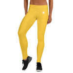 YAKWARY Women Yellow Leggings