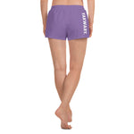 YAKWARY Women Purple Athletic Short Shorts