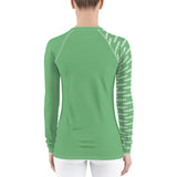 YAKWARY Women Green Special Rash Guard