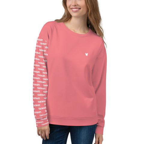 YAKWARY Women Pink Special Sweatshirt