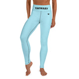 YAKWARY Blue Yoga Leggings Without Pocket