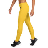 YAKWARY Women Yellow Leggings