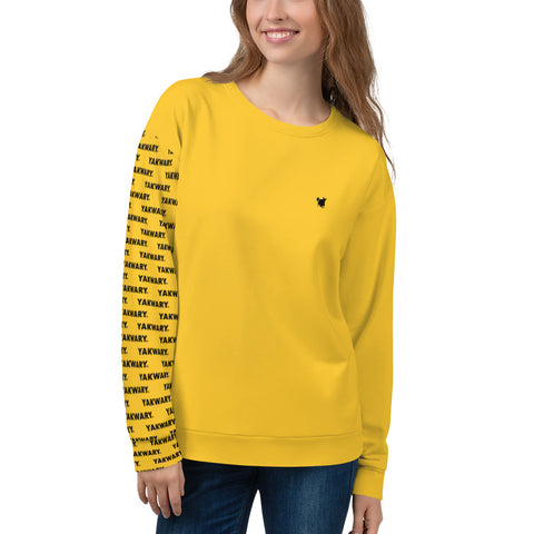 YAKWARY Women Yellow Special Sweatshirt