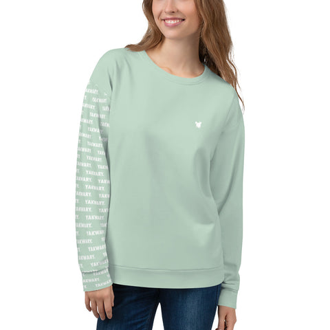 YAKWARY Women Turquoise Special Sweatshirt