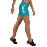 YAKWARY Women Turquoise Shorts