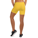 YAKWARY Women Yellow Shorts