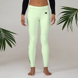 YAKWARY Women Green Leggings