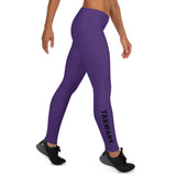 YAKWARY Women Purple Leggings