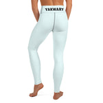 YAKWARY Blue Yoga Leggings With Pocket