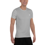 YAKWARY Men Gray Sports T-shirt