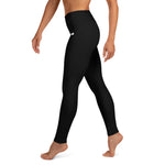 YAKWARY Black Yoga Leggings Without Pocket