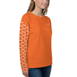 YAKWARY Women Orange Special Sweatshirt