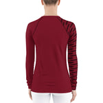 YAKWARY Women Red Special Rash Guard