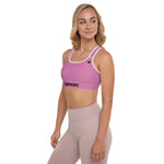 YAKWARY Women Pink Padded Sports Bra