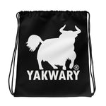 YAKWARY Sport Drawstring Black Bag