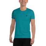 YAKWARY Men Turquoise Sports T-shirt