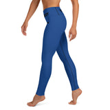 YAKWARY Blue Yoga Leggings With Pocket