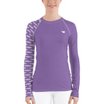 YAKWARY Women Purple Special Rash Guard