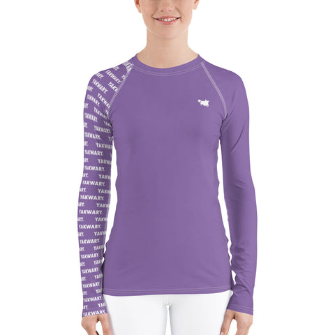 YAKWARY Women Purple Special Rash Guard