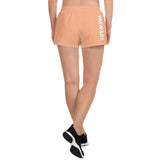 YAKWARY Women Orange Athletic Short Shorts