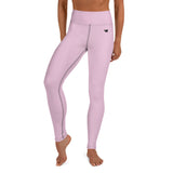 YAKWARY Pink Yoga Leggings With Pocket