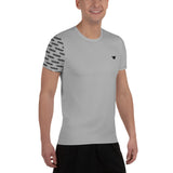 YAKWARY Men Gray Sports T-shirt