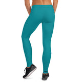 YAKWARY Women Turquoise Leggings