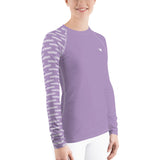 YAKWARY Women Purple Special Rash Guard